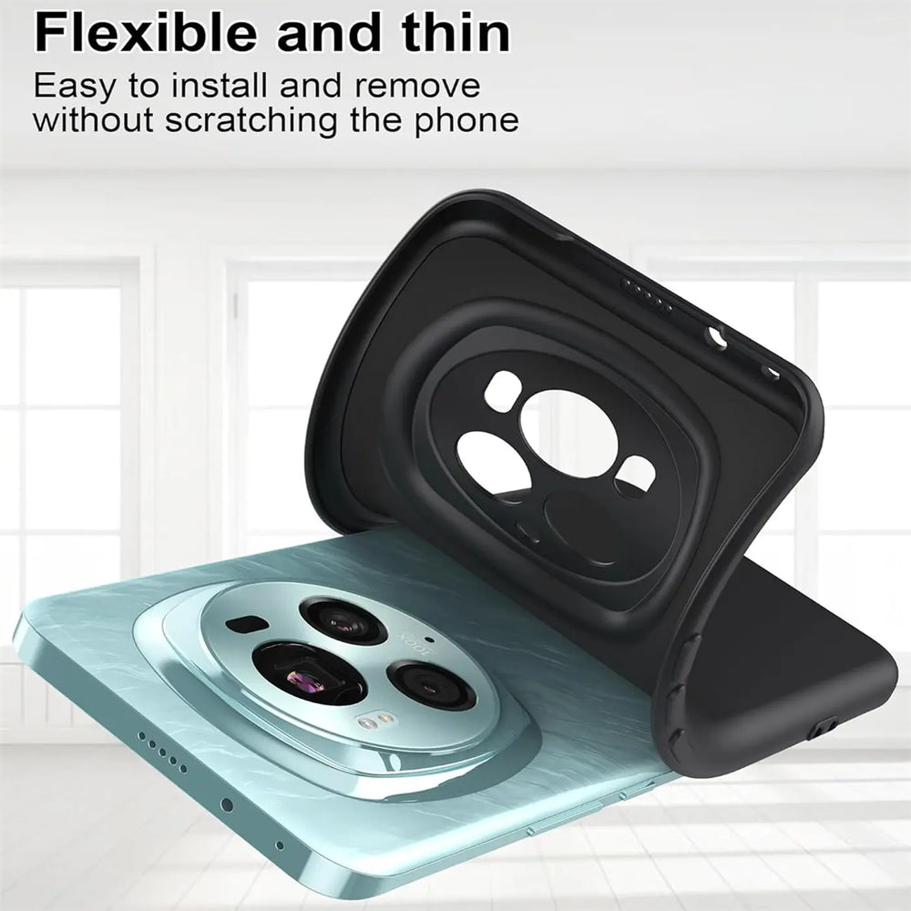 Flexible und sichere TPU Handyhülle für Honor Magic 6 Pro in Schwarz