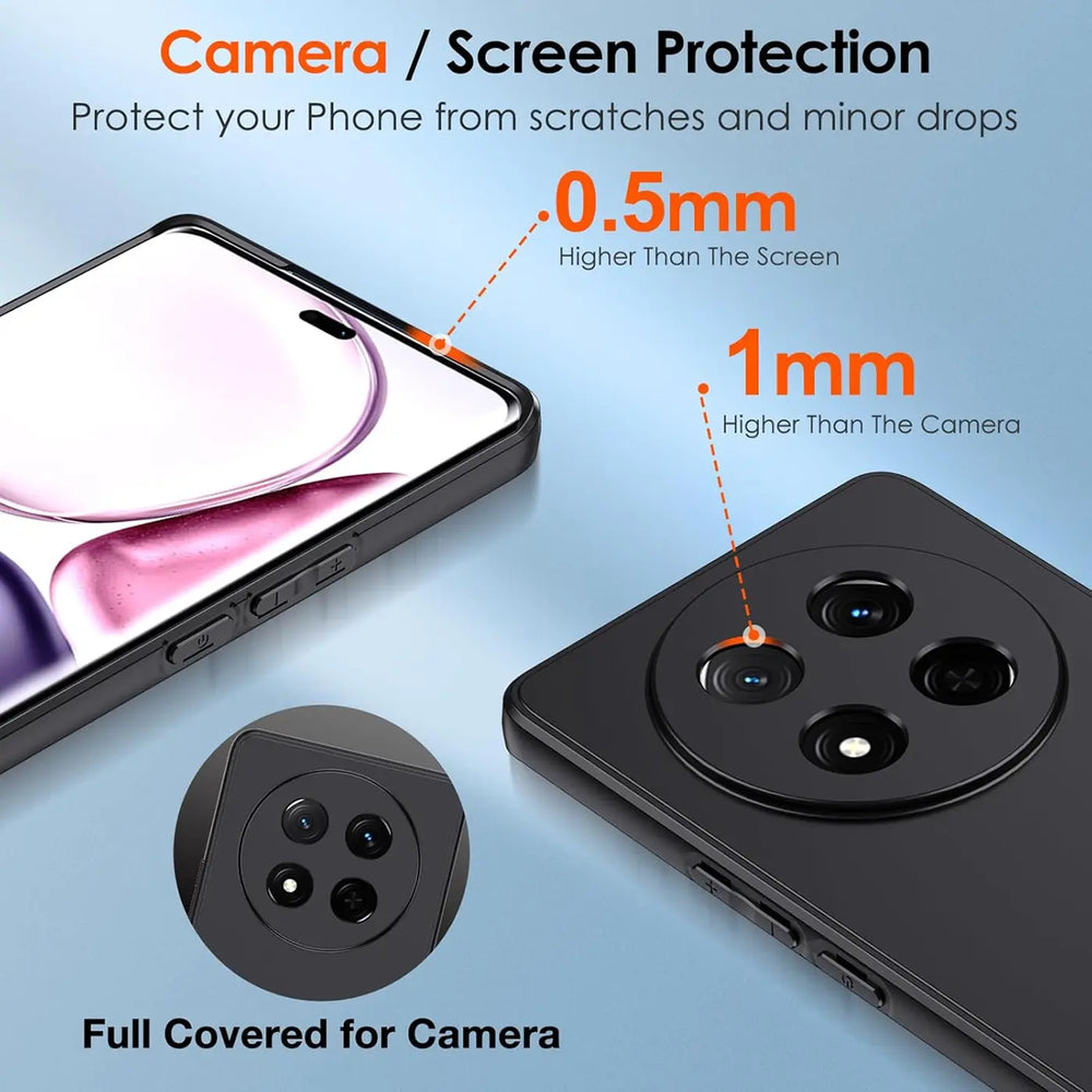 Flexible und sichere TPU Handyhülle für Honor Magic 7 Lite in Schwarz