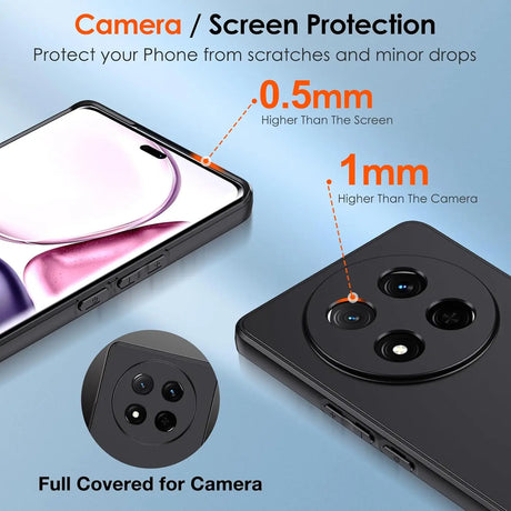 Flexible und sichere TPU Handyhülle für Honor Magic 7 Lite in Schwarz