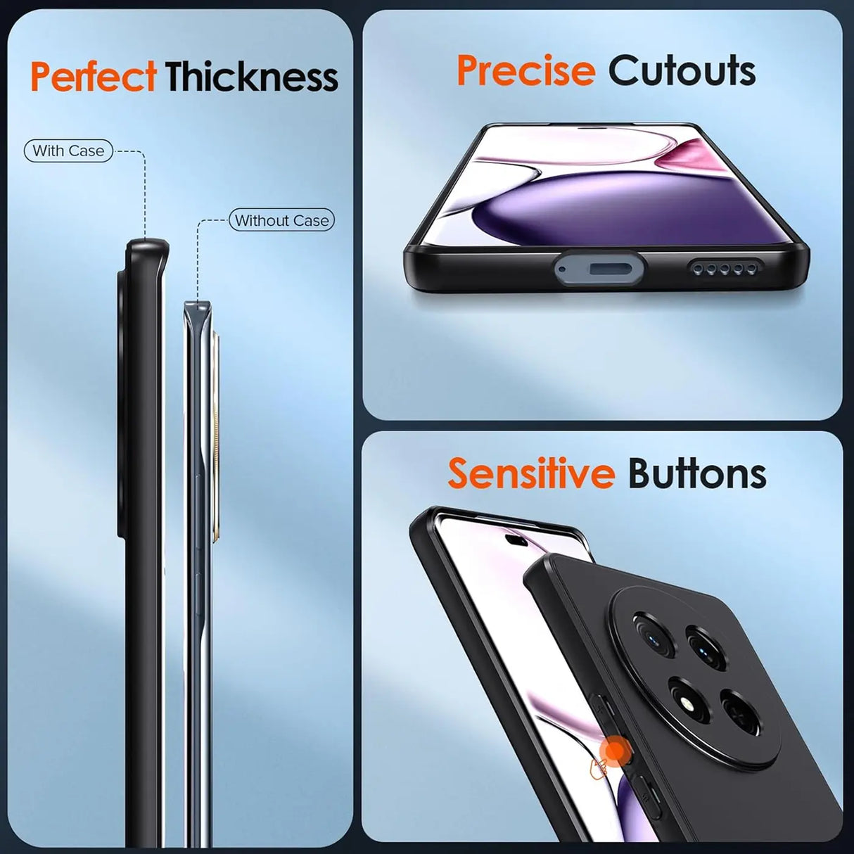 Flexible und sichere TPU Handyhülle für Honor Magic 7 Lite in Schwarz