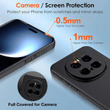 Flexible und sichere TPU Handyhülle für Honor Magic 7 Pro in Schwarz