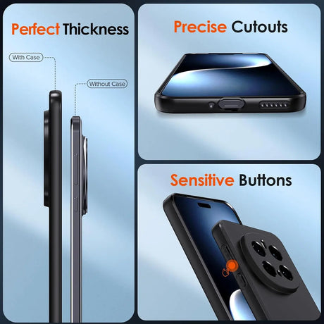 Flexible und sichere TPU Handyhülle für Honor Magic 7 Pro in Schwarz