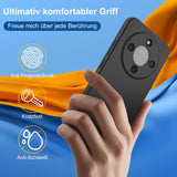 Honor Magic 8 Lite - Slim Silikon Hülle Schwarz Matt