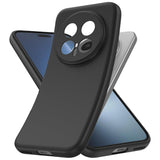 Honor Magic 8 Pro - Slim Silikon Hülle Schwarz Matt