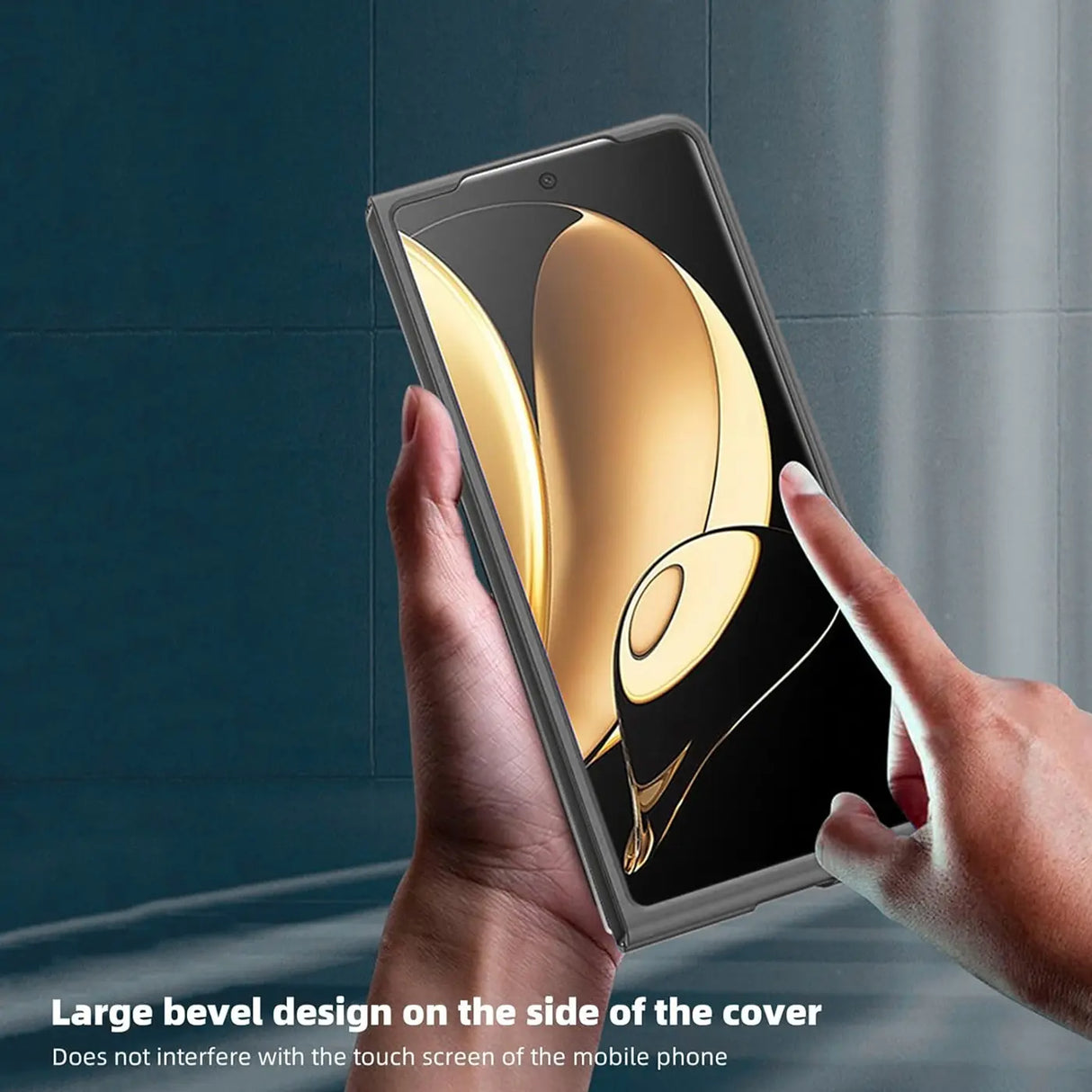 Flexible und sichere TPU Handyhülle für Honor Magic V3 in Schwarz