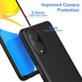 Flexible und sichere TPU Handyhülle für Honor X7 in Schwarz