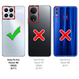 Flexible und sichere TPU Handyhülle für Honor X8 in Schwarz