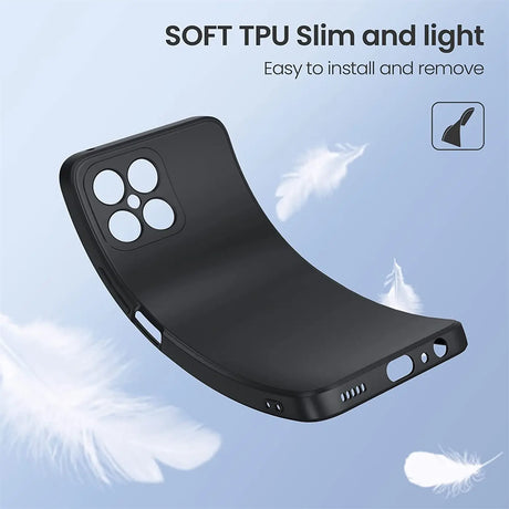 Flexible und sichere TPU Handyhülle für Honor X8 in Schwarz