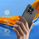 Flexible und sichere TPU Handyhülle für Honor X8a in Schwarz