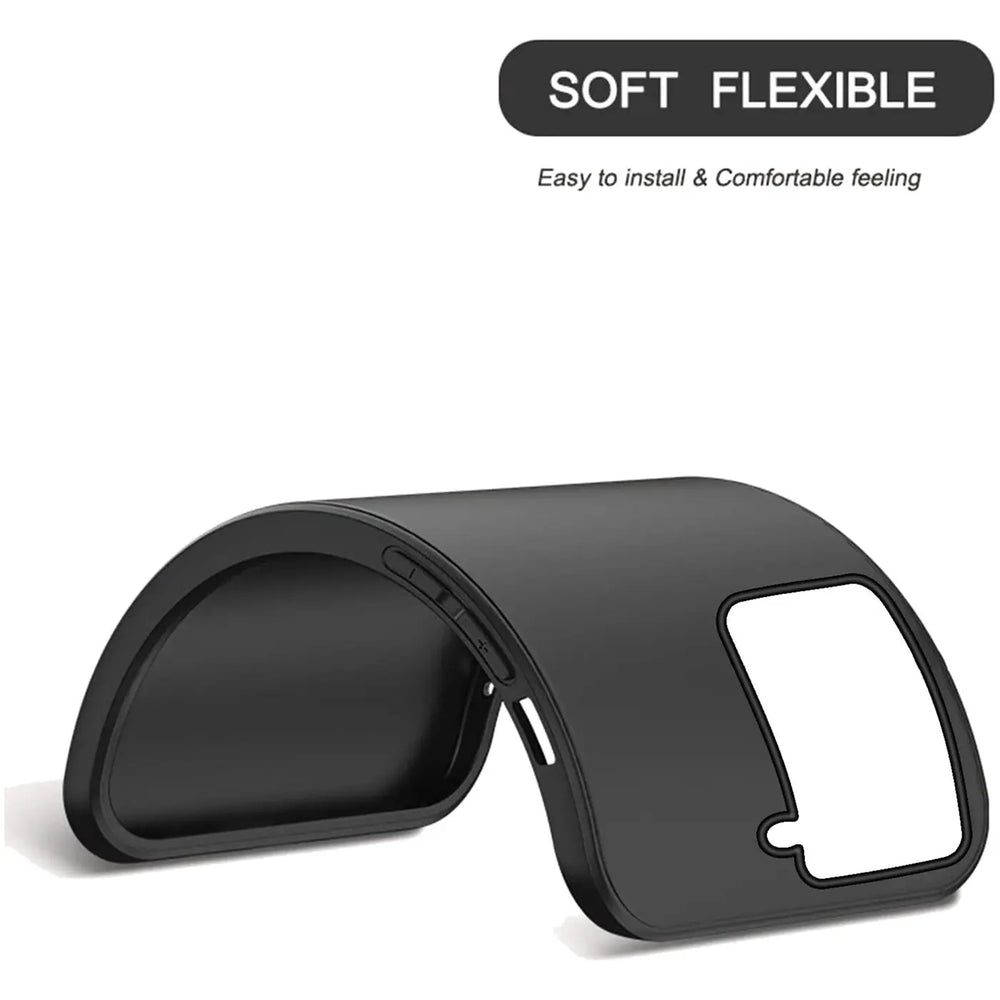 Flexible und sichere TPU Handyhülle für HTC U23 Pro in Schwarz