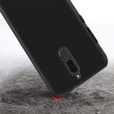 Flexible und sichere TPU Handyhülle für Huawei Mate 10 Lite in Schwarz