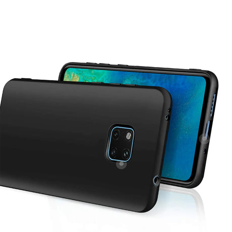 Flexible und sichere TPU Handyhülle für Huawei Mate 20 Pro in Schwarz