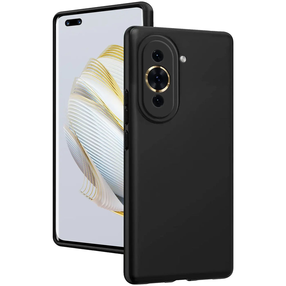 Flexible und sichere TPU Handyhülle für Huawei Nova 10 Pro in Schwarz