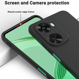 Flexible und sichere TPU Handyhülle für Huawei Nova 12 SE in Schwarz