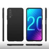 Flexible und sichere TPU Handyhülle für Huawei Nova 5T in Schwarz