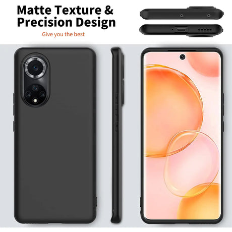 Flexible und sichere TPU Handyhülle für Huawei Nova 9 / Honor 50 in Schwarz