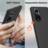 Flexible und sichere TPU Handyhülle für Huawei Nova 9 / Honor 50 in Schwarz