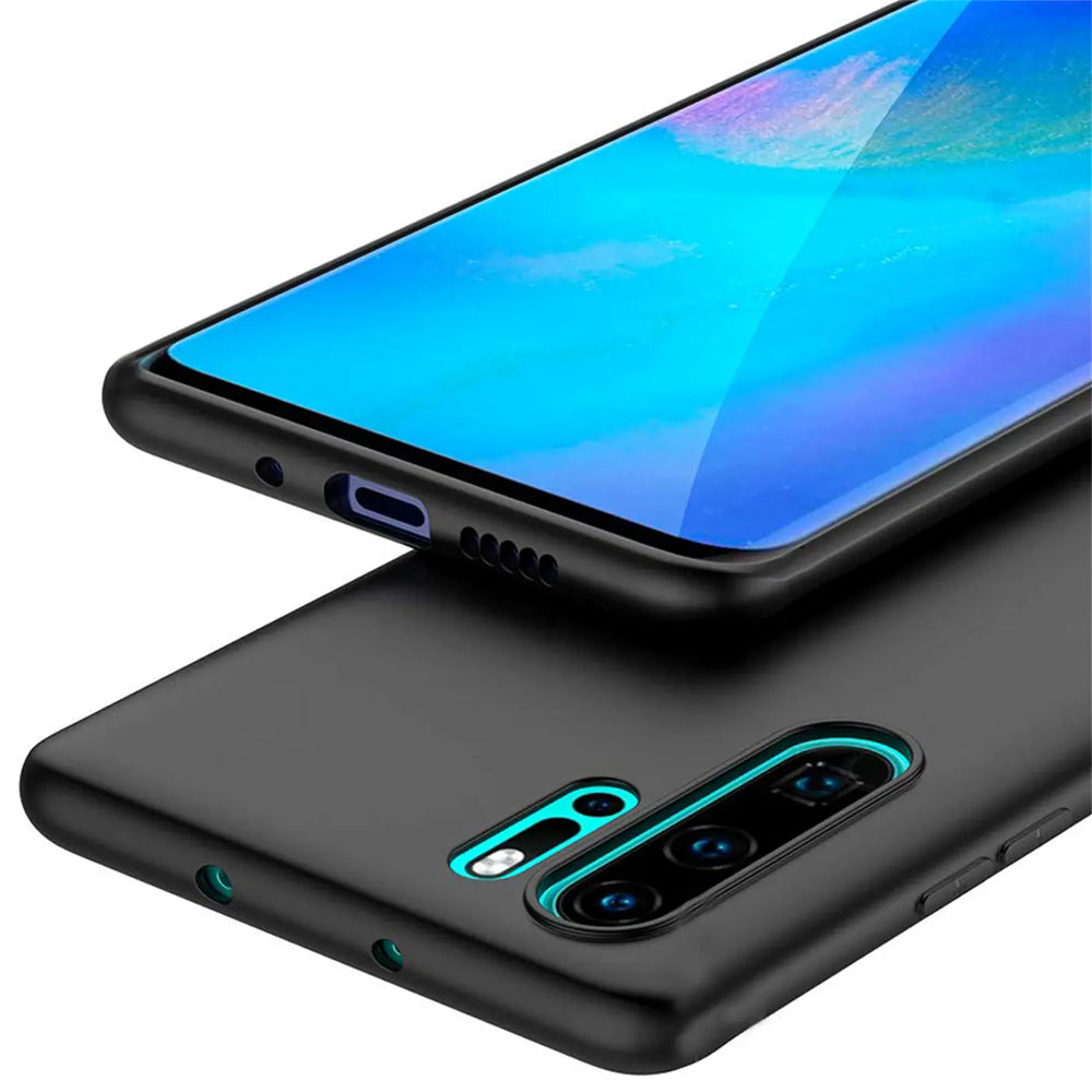 Flexible und sichere TPU Handyhülle für Huawei P30 Pro in Schwarz