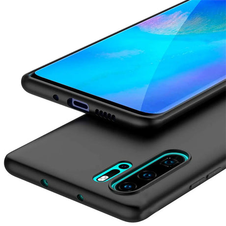 Flexible und sichere TPU Handyhülle für Huawei P30 Pro in Schwarz