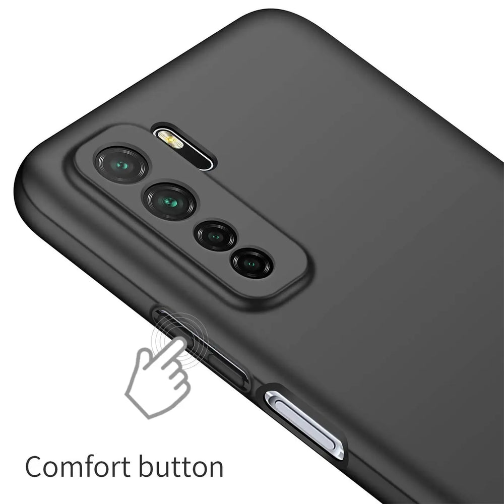 Flexible und sichere TPU Handyhülle für Huawei P40 Lite 5G in Schwarz