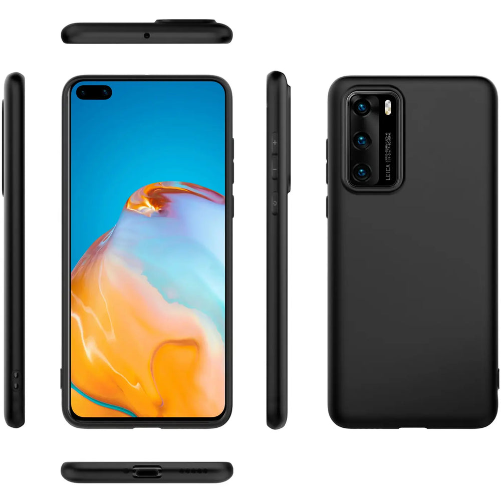Flexible und sichere TPU Handyhülle für Huawei P40 Pro in Schwarz