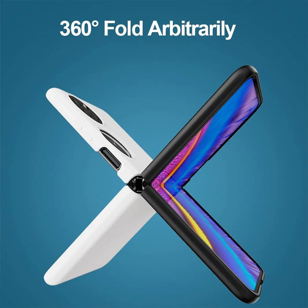 Flexible und sichere TPU Handyhülle für Huawei P50 Pocket in Schwarz