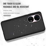 Flexible und sichere TPU Handyhülle für Huawei P50 Pro in Schwarz