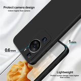 Flexible und sichere TPU Handyhülle für Huawei P60 Pro in Schwarz