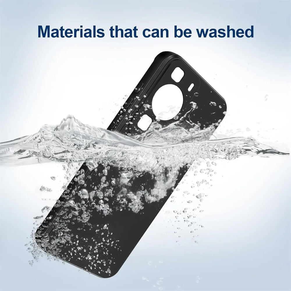 Flexible und sichere TPU Handyhülle für Huawei P60 Pro in Schwarz