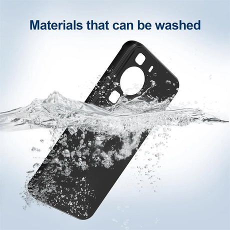 Flexible und sichere TPU Handyhülle für Huawei P60 Pro in Schwarz