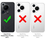 Flexible und sichere TPU Handyhülle für Huawei Pura 70 Ultra in Schwarz