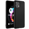Motorola Edge 20 Lite - Slim Silikon Hülle Schwarz Matt