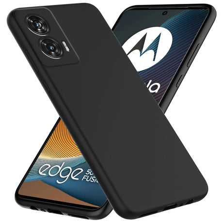 Flexible und sichere TPU Handyhülle für Motorola Edge 50 Fusion in Schwarz
