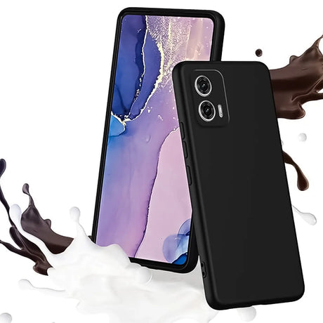 Flexible und sichere TPU Handyhülle für Motorola Edge 50 Fusion in Schwarz