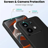 Flexible und sichere TPU Handyhülle für Motorola Edge 50 Pro in Schwarz