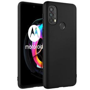 Flexible und sichere TPU Handyhülle für Motorola Moto E20 / E30 / E40 in Schwarz