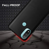 Flexible und sichere TPU Handyhülle für Motorola Moto E20 / E30 / E40 in Schwarz