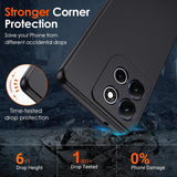 Motorola Moto G17 / G17 Power - Slim Silikon Hülle Schwarz Matt
