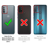 Flexible und sichere TPU Handyhülle für Motorola Moto G31 / G41 in Schwarz