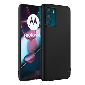 Flexible und sichere TPU Handyhülle für Motorola Moto G42 in Schwarz