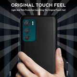 Flexible und sichere TPU Handyhülle für Motorola Moto G42 in Schwarz