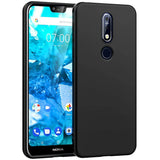 Flexible und sichere TPU Handyhülle für Nokia 3.2 in Schwarz