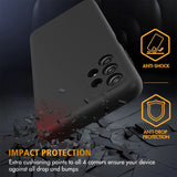 Flexible und sichere TPU Handyhülle für Samsung Galaxy A13 4G in Schwarz