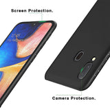 Flexible und sichere TPU Handyhülle für Samsung Galaxy A20e in Schwarz