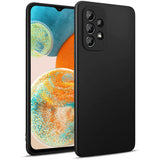 Flexible und sichere TPU Handyhülle für Samsung Galaxy A23 5G in Schwarz