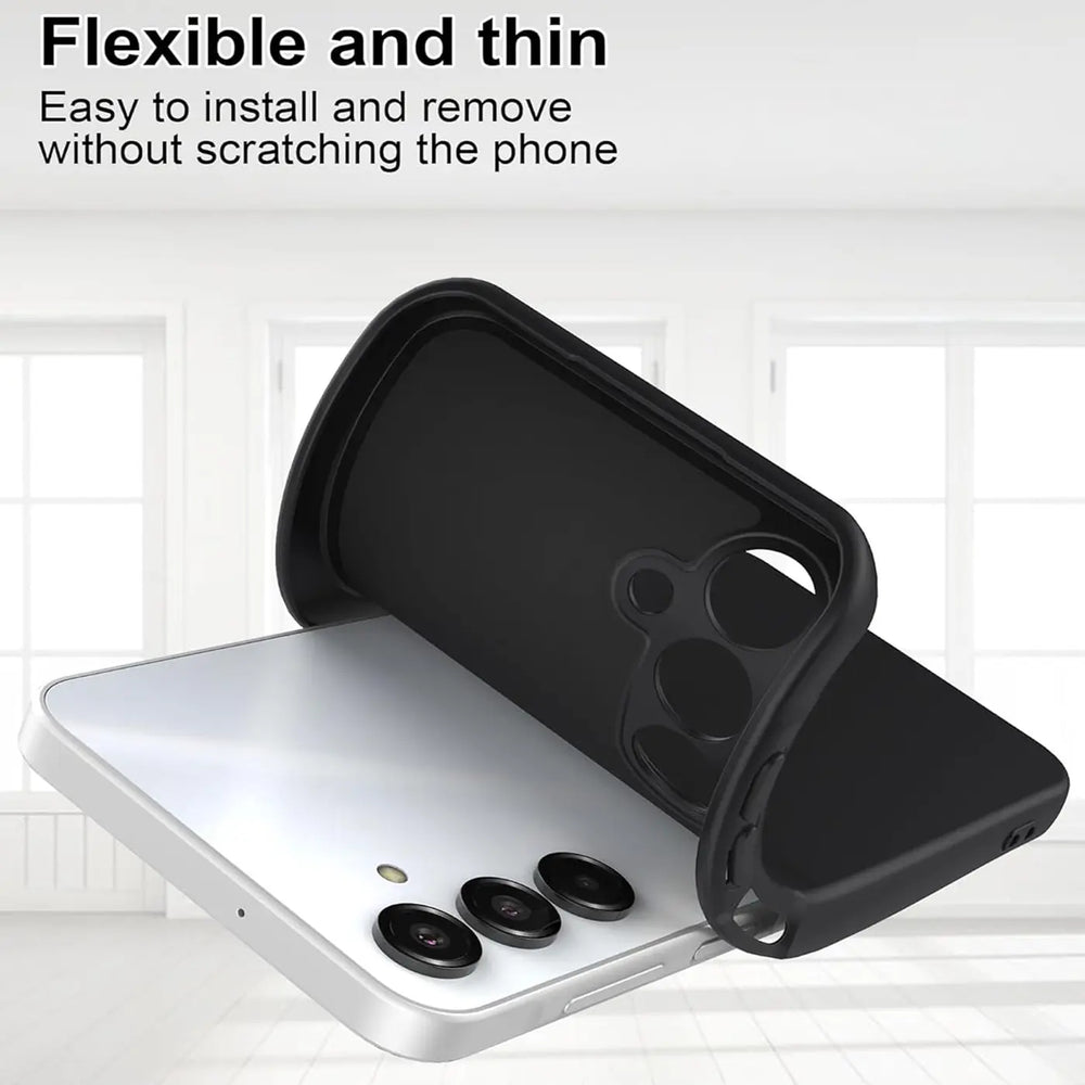 Flexible und sichere TPU Handyhülle für Samsung Galaxy A26 5G in Schwarz