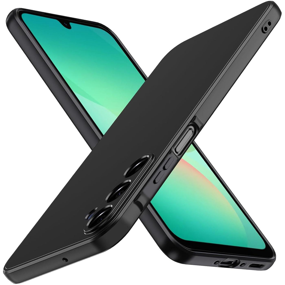 Samsung Galaxy A27 5G - Slim Silikon Hülle Schwarz Matt