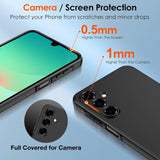 Samsung Galaxy A27 5G - Slim Silikon Hülle Schwarz Matt
