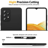 Flexible und sichere TPU Handyhülle für Samsung Galaxy A33 5G in Schwarz