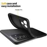 Flexible und sichere TPU Handyhülle für Samsung Galaxy A34 5G in Schwarz